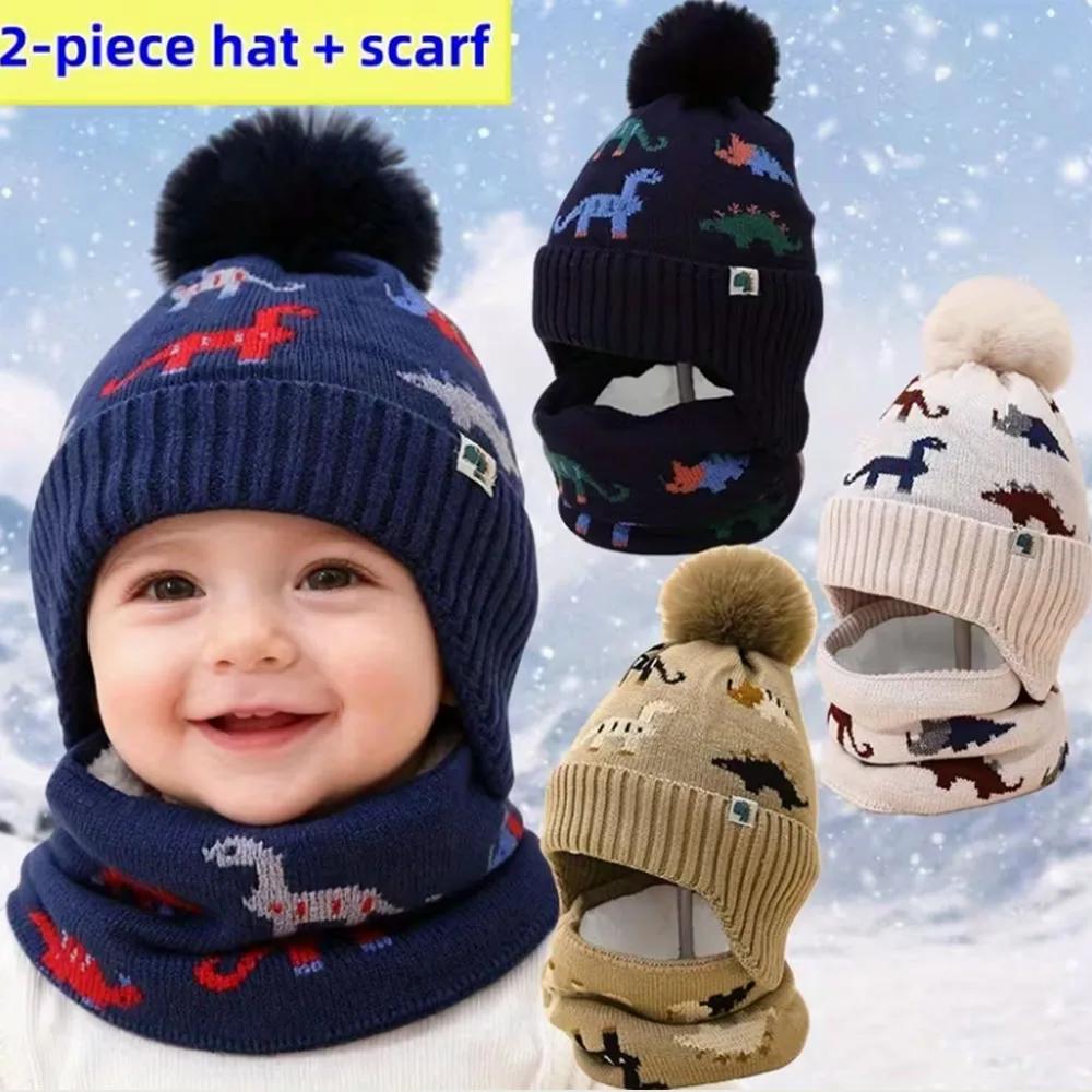 2pcs Warm Hat And Scarf Set for Babies And Toddlers in Autumn And Winter. Cute And Warm Knitted Hats for Boys And Girls
2pcs Warm Hat And Scarf Set for Babies And Toddlers in Autumn And Winter. Cute And Warm Knitted Hats for Boys And Girls