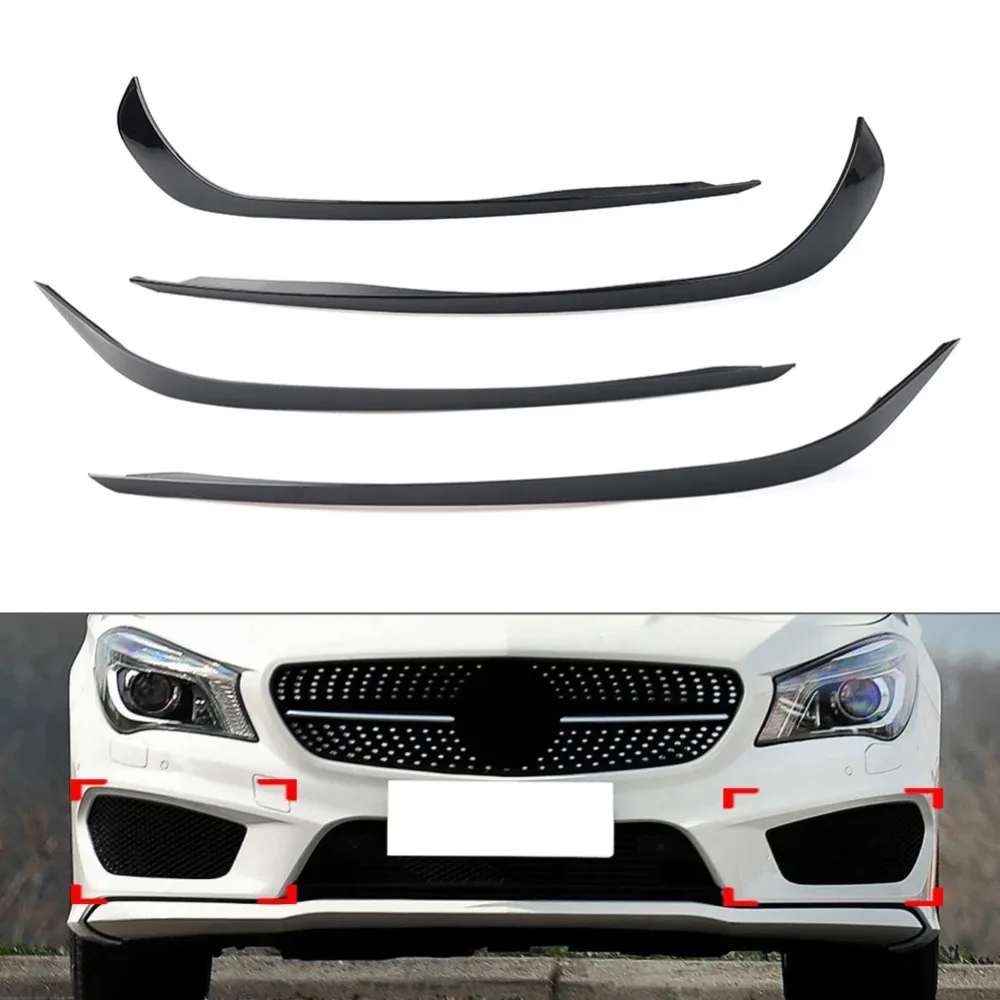 4Pcs Car Front Fog Light Splitter Spoiler For Mercedes Benz CLA Class C117 W117 CLA180 CLA200 CLA220 CLA250 CLA45 2013-2015
4Pcs Car Front Fog Light Splitter Spoiler For Mercedes Benz CLA Class C117 W117 CLA180 CLA200 CLA220 CLA250 CLA45 2013-2015
