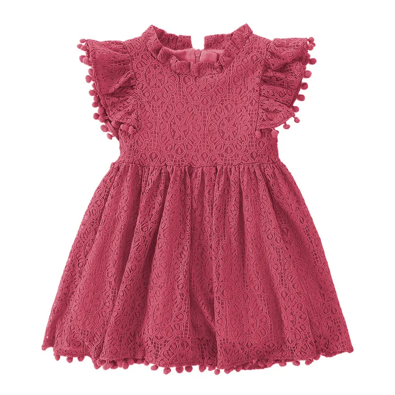 2025 New Retro Abstract Girls Spring Summer Dress Hollow Lace Small Ball Flying Sleeve Children Princess Hollow Dress Bohemian
2025 New Retro Abstract Girls Spring Summer Dress Hollow Lace Small Ball Flying Sleeve Children Princess Hollow Dress Bohemian
