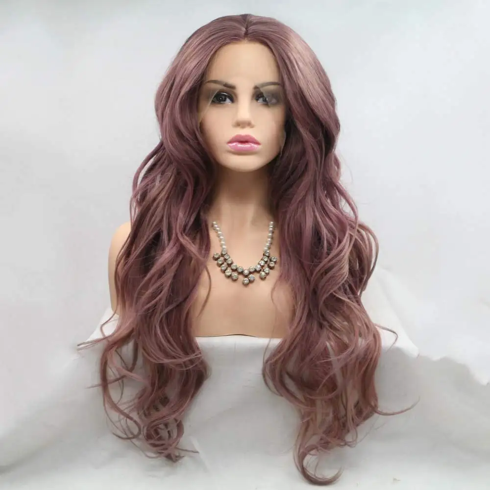 Пастельные фиолетовые синтетические кружевные передние парики с юбкой-годе, фиолетовые парики, волнистые волосы, термостойкие волосы, длинные волосы
Пастельные фиолетовые синтетические кружевные передние парики с юбкой-годе, фиолетовые парики, волнистые волосы, термостойкие волосы, длинные волосы