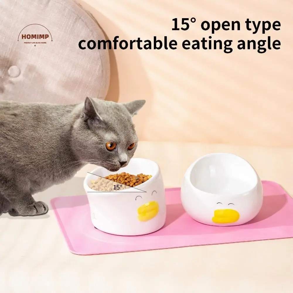 Slanted Mouth Ceramic Cat Bowl Anti Black Chin Non-Slip Dog Food Bowl Raised Design Cartoon Anti-Tipping Bowl for Cat Dog
Slanted Mouth Ceramic Cat Bowl Anti Black Chin Non-Slip Dog Food Bowl Raised Design Cartoon Anti-Tipping Bowl for Cat Dog