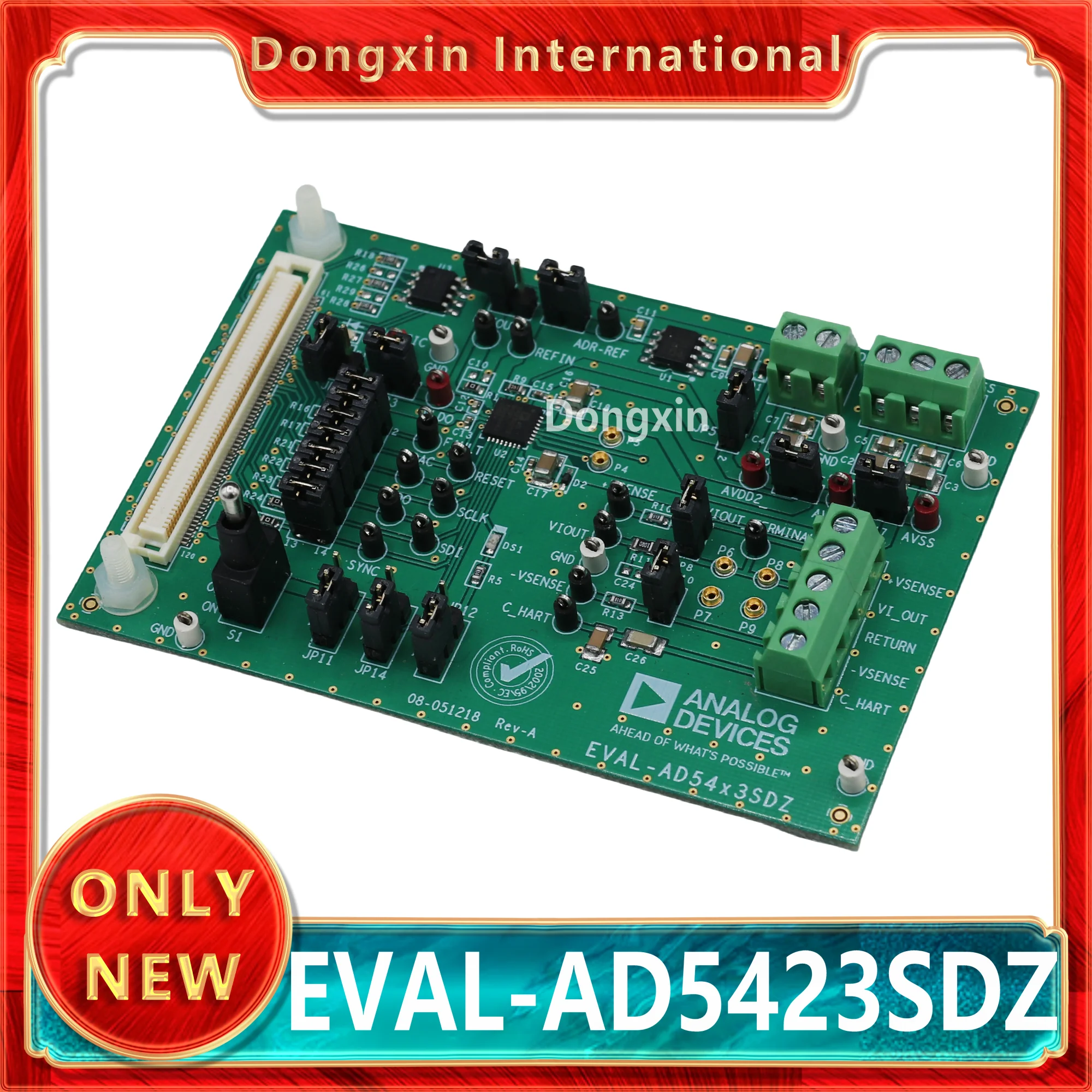 EVAL-AD5423SDZ AD5423 Оценочный цифро-аналоговый преобразователь частоты дискретизации на 16 бит (ЦАП)
EVAL-AD5423SDZ AD5423 Оценочный цифро-аналоговый преобразователь частоты дискретизации на 16 бит (ЦАП)