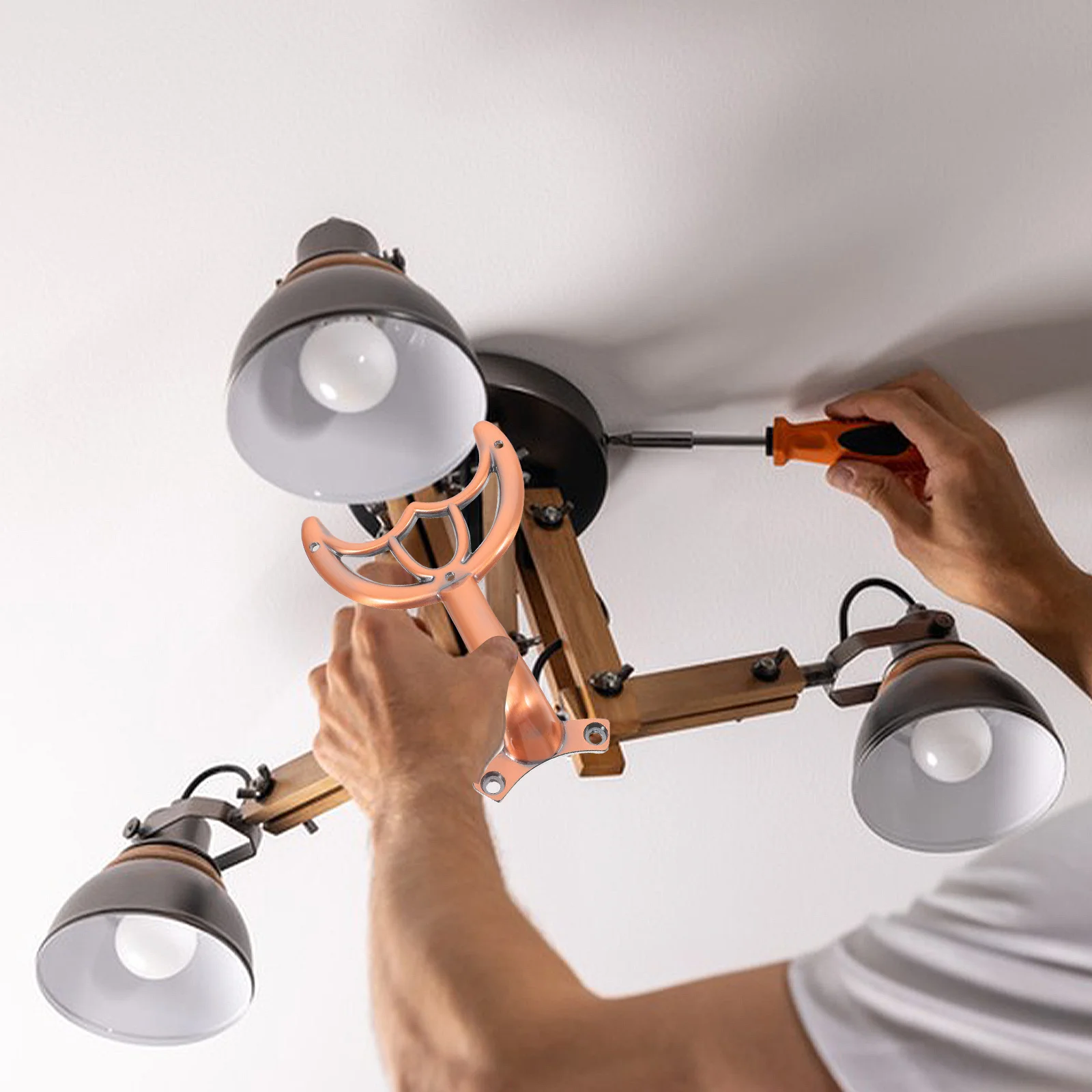 Ceiling Blades Arm Replacement Metal Blade Mount For Stable Operation Durable Holder Compatible With Fan Light Models
Ceiling Blades Arm Replacement Metal Blade Mount For Stable Operation Durable Holder Compatible With Fan Light Models