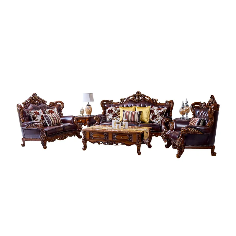 -style first-layer cowhide solid wood sofa combination, villa living room, leather leather sofa, carved sofa, large sofa
-style first-layer cowhide solid wood sofa combination, villa living room, leather leather sofa, carved sofa, large sofa