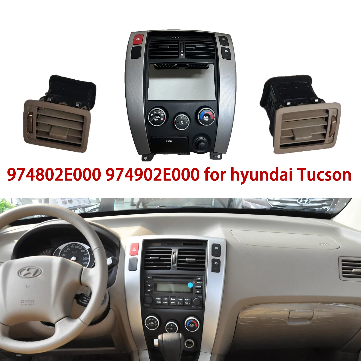 chengcheng 974802E000 974902E000 For hyundai Tucson Instrument panel air outlet air nozzle workbench air conditioning outlet
chengcheng 974802E000 974902E000 For hyundai Tucson Instrument panel air outlet air nozzle workbench air conditioning outlet