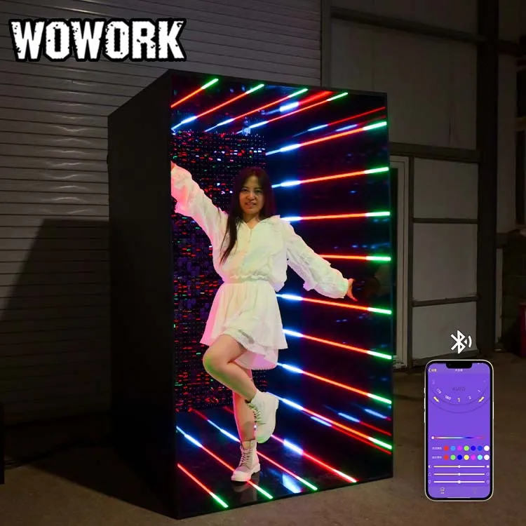 WOWORK Wholesale Metal Detachable Mirror Tunnel Photo Booth Walk-in Box for Party Prom Event Backdrop Decoration
WOWORK Wholesale Metal Detachable Mirror Tunnel Photo Booth Walk-in Box for Party Prom Event Backdrop Decoration