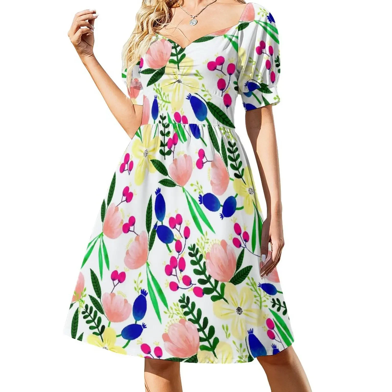 Tropical Flowers Sleeveless Dress chic and elegant evening dress dress party night dresses for women
Tropical Flowers Sleeveless Dress chic and elegant evening dress dress party night dresses for women