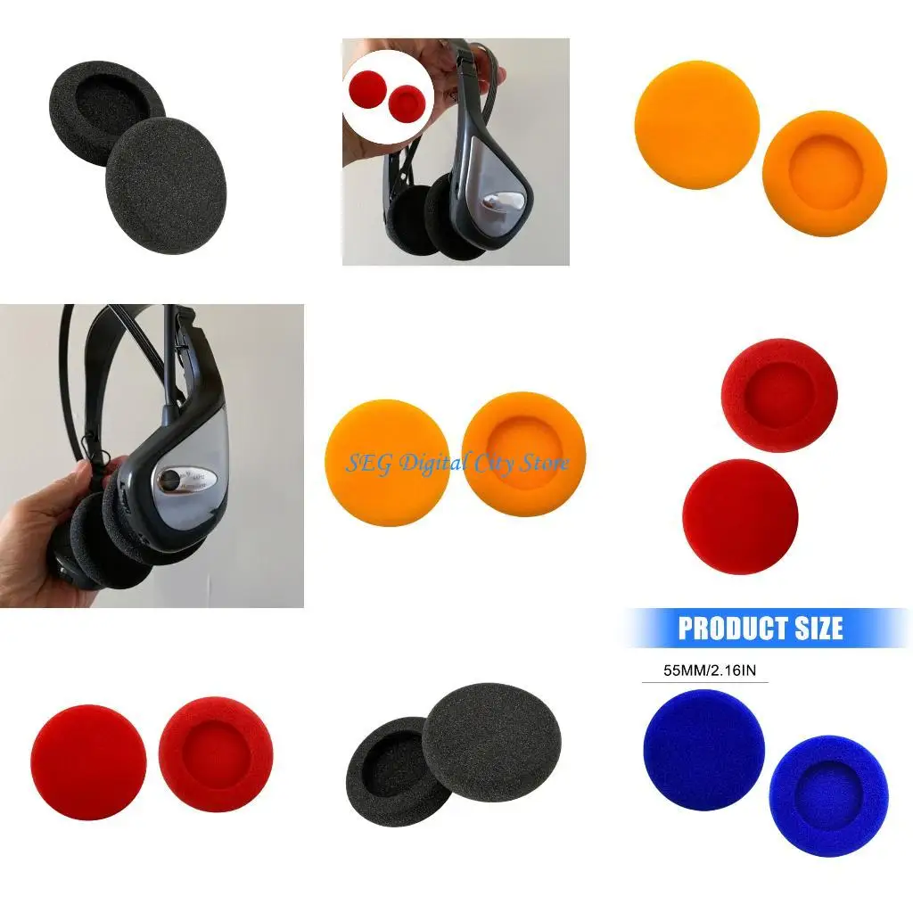 U75B 1 Pair Headphone Ear Pad Replacement Earmufss Nonslip for C3220 3210 310
U75B 1 Pair Headphone Ear Pad Replacement Earmufss Nonslip for C3220 3210 310