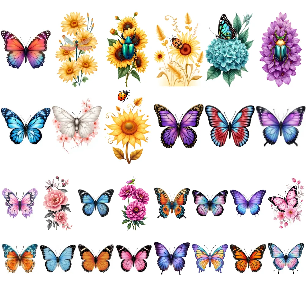 28pcs Temporary Tattoo Colorful Dragonflies Floral Arrangements Sunflowers For Adult Thighs Back
28pcs Temporary Tattoo Colorful Dragonflies Floral Arrangements Sunflowers For Adult Thighs Back