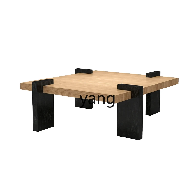 LMM square solid wood coffee table wabi sabi wind B & B home low tea table modern and simple
LMM square solid wood coffee table wabi sabi wind B & B home low tea table modern and simple