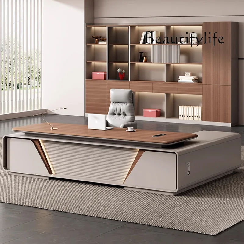 J Light Роскошный офисный стол High Sense Blister Desktop Большой простой офисный стол Современная мебель президента-менеджера Escritorio
J Light Роскошный офисный стол High Sense Blister Desktop Большой простой офисный стол Современная мебель президента-менеджера Escritorio