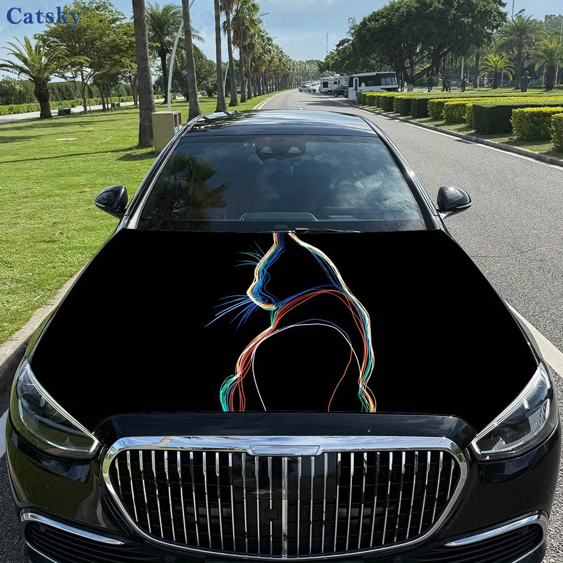 Неоновая линия с принтом кота, наклейки на капот автомобиля, водонепроницаемая самоклеящаяся наклейка на капот автомобиля из ПВХ, защитные наклейки для украшения капота автомобиля, авто
Неоновая линия с принтом кота, наклейки на капот автомобиля, водонепроницаемая самоклеящаяся наклейка на капот автомобиля из ПВХ, защитные наклейки для украшения капота автомобиля, авто