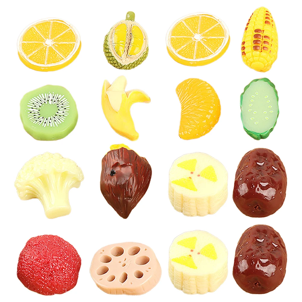16 Pcs Resin Fruit and Vegetable Ornaments Decoration Fake Vegetables Statues Small for Props Models
16 Pcs Resin Fruit and Vegetable Ornaments Decoration Fake Vegetables Statues Small for Props Models
