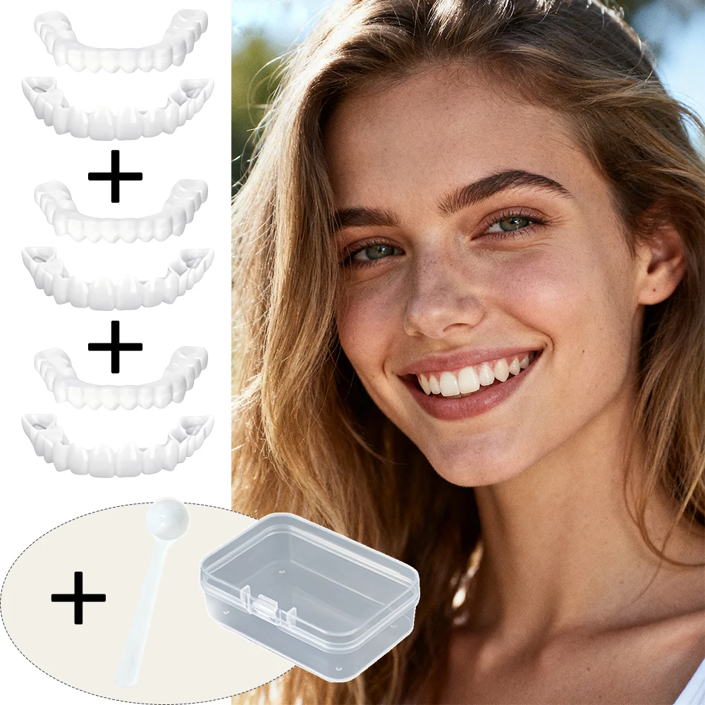 High Gloss Bright Teeth Veneers Reusable Instant Smile Whitening Glossy Finish for Party Occasions H2931
High Gloss Bright Teeth Veneers Reusable Instant Smile Whitening Glossy Finish for Party Occasions H2931