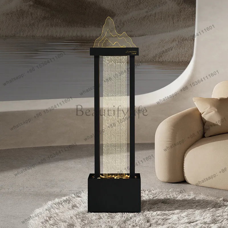 Декоративный фонтан с текущей водой, современный, простой, напольный, с эффектом дождевой завесы, украшение для дома, подарок на новоселье.
Декоративный фонтан с текущей водой, современный, простой, напольный, с эффектом дождевой завесы, украшение для дома, подарок на новоселье.