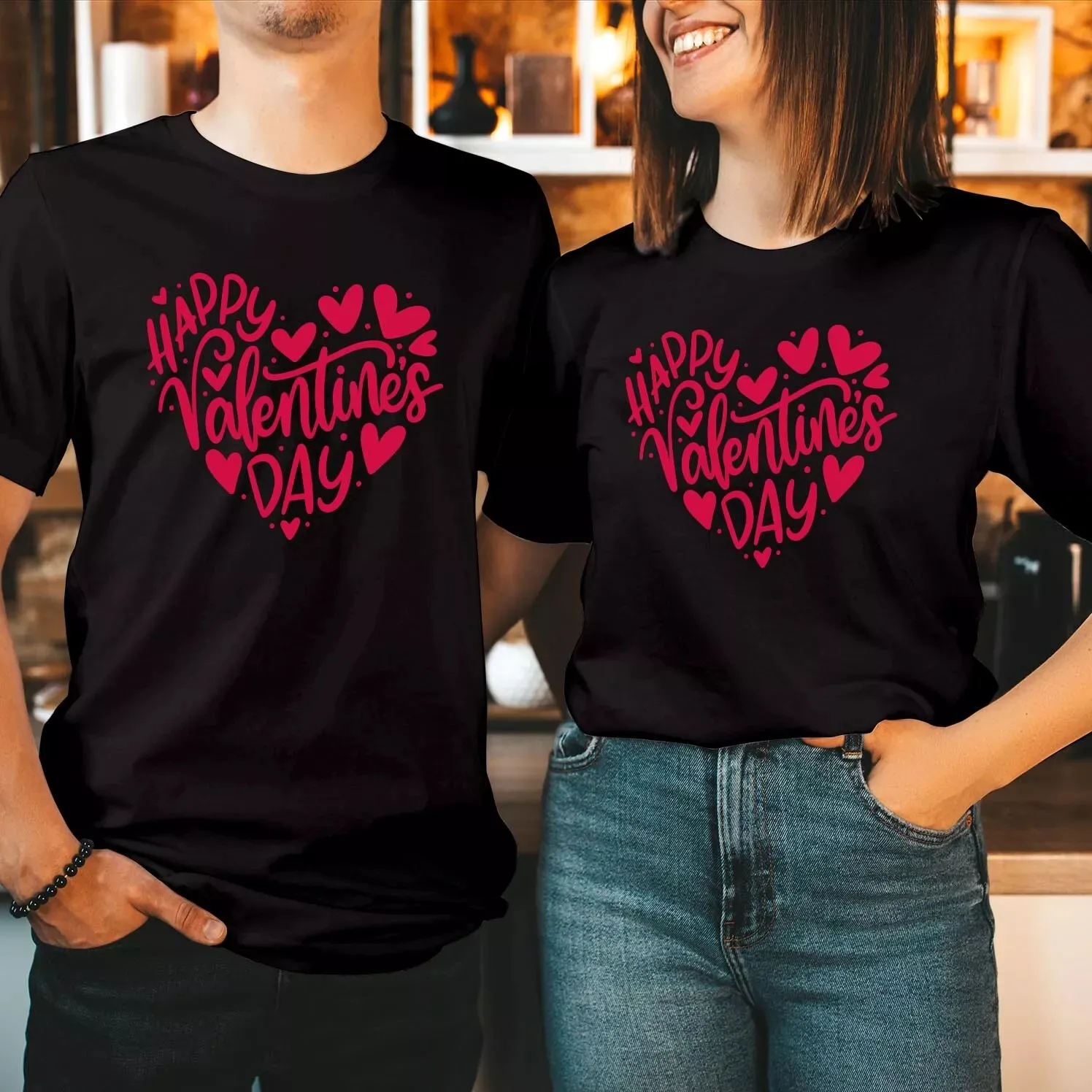 Heart Love Happy Valentine's Day Couple Matching Tops Gift Shirt Christmas Romantic Couple Special T-Shirt
Heart Love Happy Valentine's Day Couple Matching Tops Gift Shirt Christmas Romantic Couple Special T-Shirt
