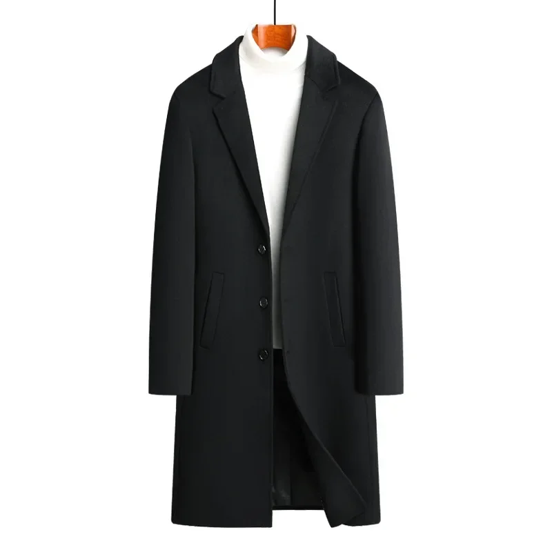 Coat Men's Autumn and Winter Korean Version Business Casual British Style Long Style
Coat Men's Autumn and Winter Korean Version Business Casual British Style Long Style