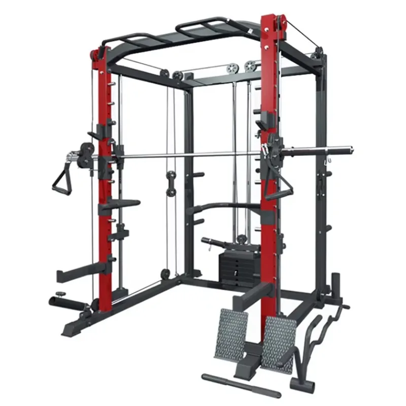 Fitness Equipment Home Smith Machine Bench Press Squat Rack All-in-one Multifunctional Equipment Integrated Trainer
Fitness Equipment Home Smith Machine Bench Press Squat Rack All-in-one Multifunctional Equipment Integrated Trainer
