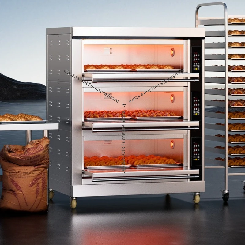 Commercial Electric Oven Large Capacity - Professional Baking Oven Bread Pizza - Heavy Duty Industrial Bakery Deck Oven JT40
Commercial Electric Oven Large Capacity - Professional Baking Oven Bread Pizza - Heavy Duty Industrial Bakery Deck Oven JT40
