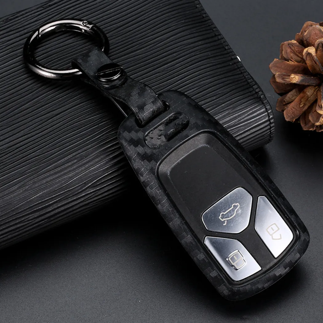 WFMJ For Audi A3 A4 A5 A6 Q3 Q5 Q7 C5 C6 B6 B7 Carbon Fiber Silicone Key Chain Cover
WFMJ For Audi A3 A4 A5 A6 Q3 Q5 Q7 C5 C6 B6 B7 Carbon Fiber Silicone Key Chain Cover