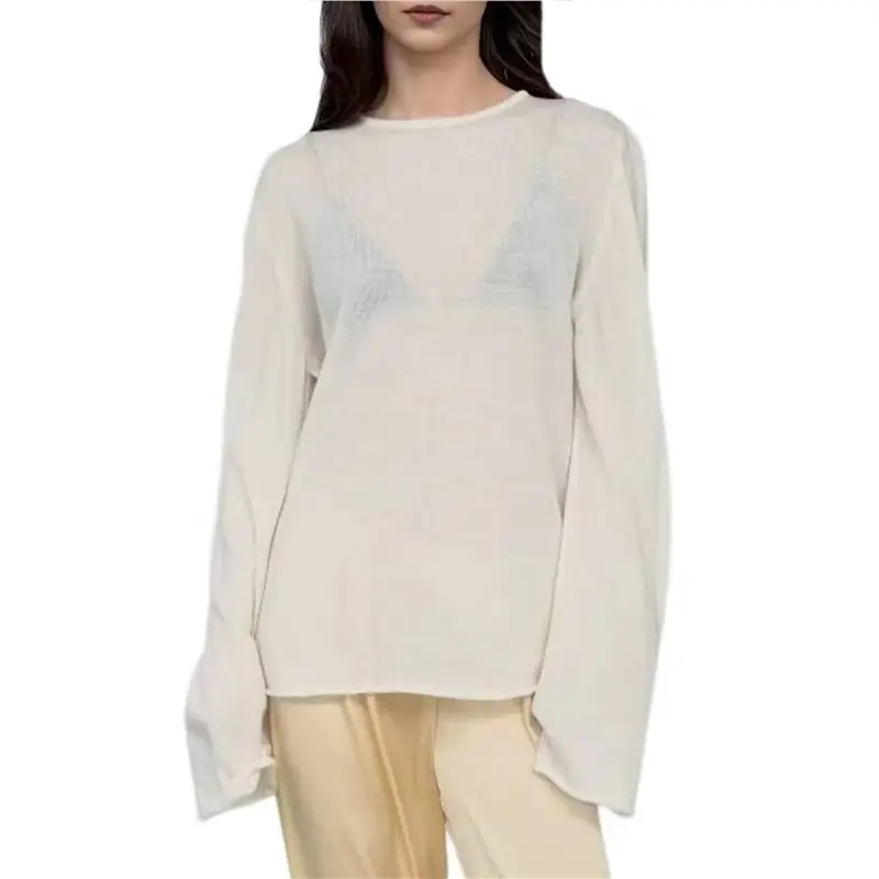 CYL-Women's Beach Cover Up Sheer Mesh Long Sleeve Tops See Through Sweater Crochet Tops
CYL-Women's Beach Cover Up Sheer Mesh Long Sleeve Tops See Through Sweater Crochet Tops