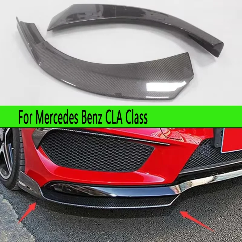 For Mercedes Benz CLA Class CLA200 CLA260 Carbon Fiber wrap angle Car Front Bumper Splitter Corner Trim Cover Front Chin
For Mercedes Benz CLA Class CLA200 CLA260 Carbon Fiber wrap angle Car Front Bumper Splitter Corner Trim Cover Front Chin