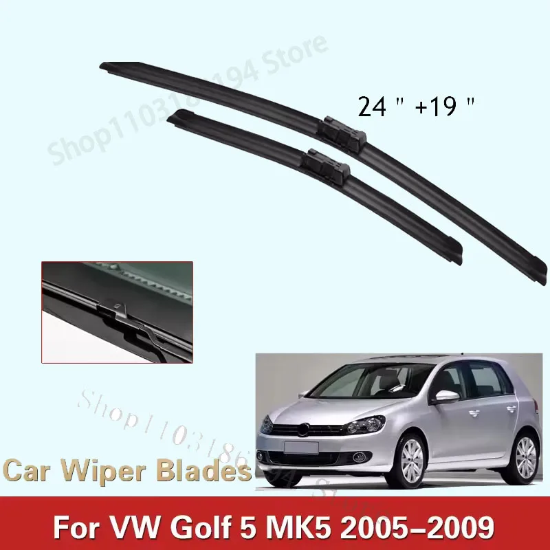 Wiper LHD Front Wiper Blades Set For VW Golf 5 2005-2009 Windshield Windscreen Front Rear Window 24"+19"
Wiper LHD Front Wiper Blades Set For VW Golf 5 2005-2009 Windshield Windscreen Front Rear Window 24"+19"