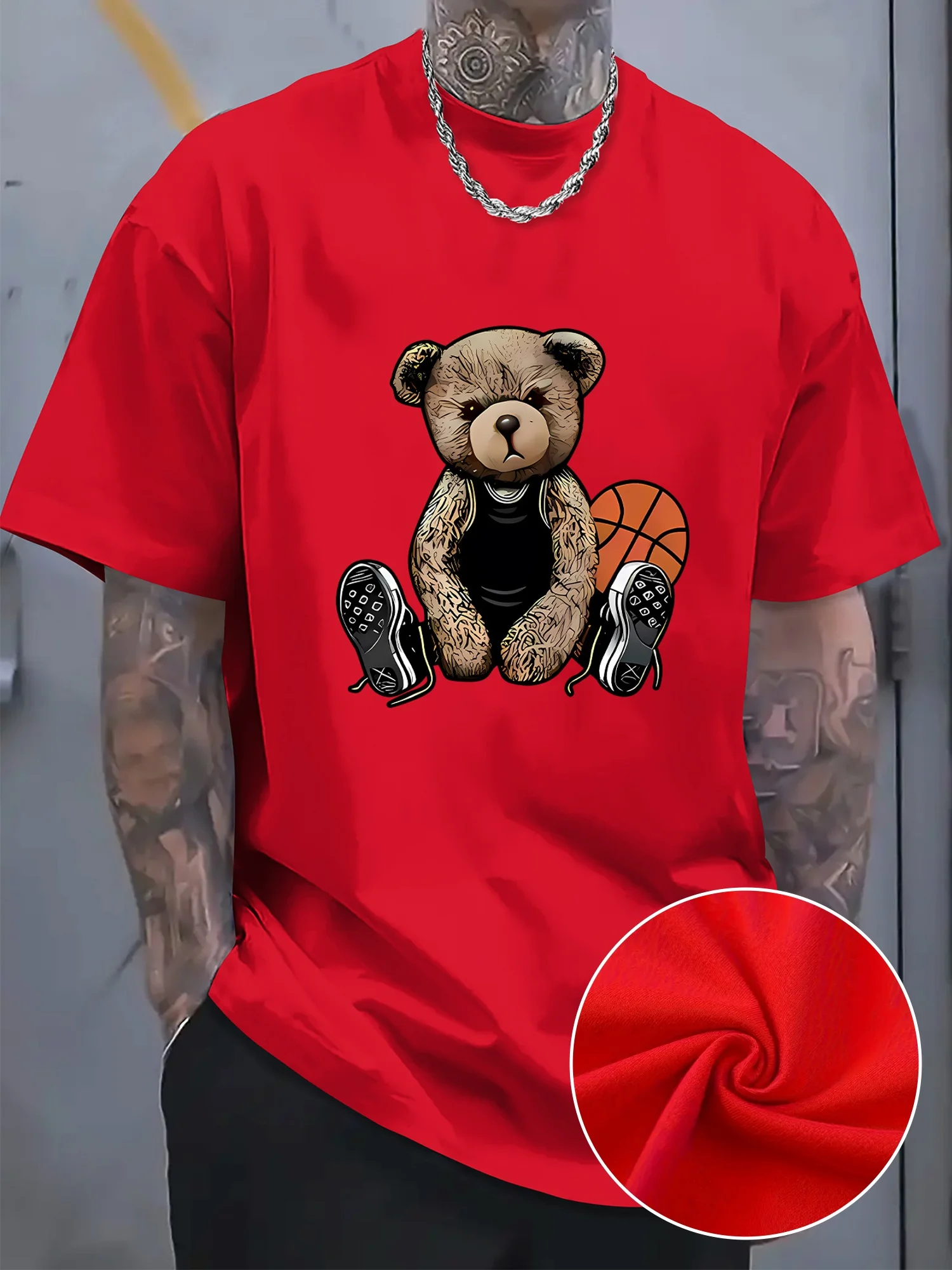Summer Essential Tees - Men's Casual Short Sleeve Print T-Shirt for Warm Weather - Breathable, Soft, and Comfortable Fashion App
Summer Essential Tees - Men's Casual Short Sleeve Print T-Shirt for Warm Weather - Breathable, Soft, and Comfortable Fashion App
