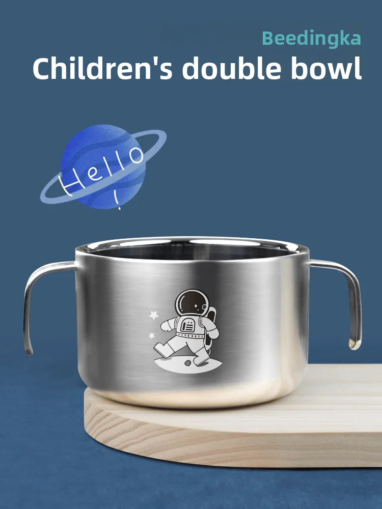 Children's Bowl with Lid Stainl Steel 36 Soup Bowl Dining Utensils Baby Eating Special Rice Bowl Supplementary Food Bowl
Children's Bowl with Lid Stainl Steel 36 Soup Bowl Dining Utensils Baby Eating Special Rice Bowl Supplementary Food Bowl