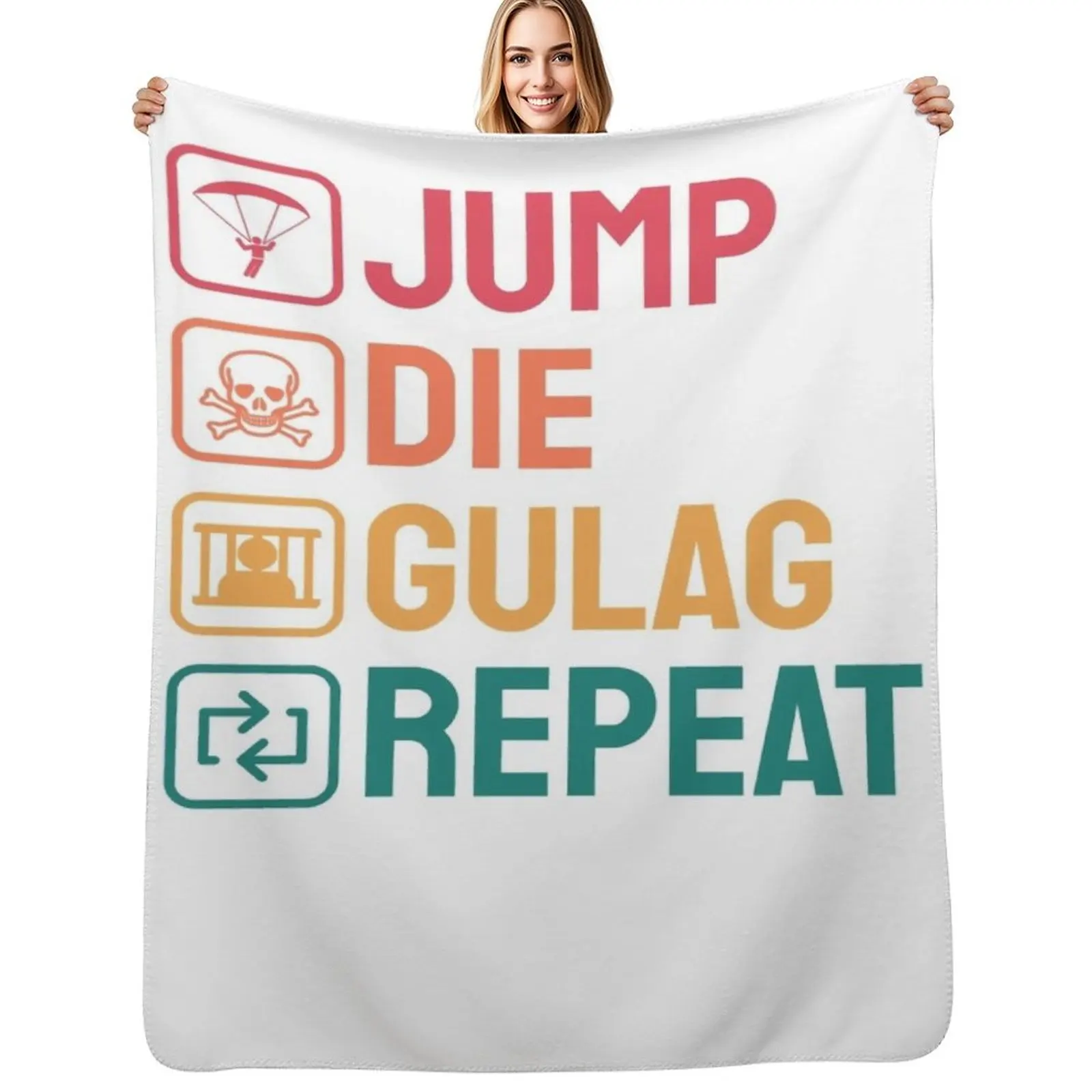 Jumps Die Gulag Throw Blanket Soft anime christmas decoration decorative Blankets 
Jumps Die Gulag Throw Blanket Soft anime christmas decoration decorative Blankets