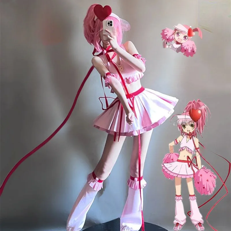 Anime Shugo Chara! Hinamori Amu Cosplay Costume Adult Women Dress Skirt Necklace Headwear Bow Suit Accessory Uniform Outfits
Anime Shugo Chara! Hinamori Amu Cosplay Costume Adult Women Dress Skirt Necklace Headwear Bow Suit Accessory Uniform Outfits
