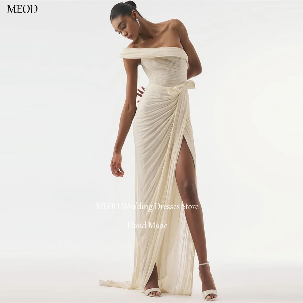 MEOD Formal Wedding Dress High Slit Scalloped Sleeveless Vestidos De Novia One Shoulder Backless Floor Length платье Customized
MEOD Formal Wedding Dress High Slit Scalloped Sleeveless Vestidos De Novia One Shoulder Backless Floor Length платье Customized