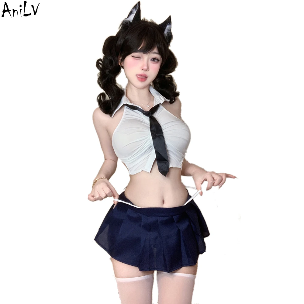 AniLV Role Play College Suit School Student Sexy Lingerie Uniform Pajamas Temptation Outfits Erotic Costumes
AniLV Role Play College Suit School Student Sexy Lingerie Uniform Pajamas Temptation Outfits Erotic Costumes