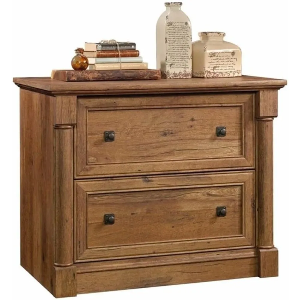 Oak Engineered Wood 2-Drawer Lateral Filing Cabinet, 29.61" Wide, Easy Assembly, Stationary, Legal/Letter Size for Home and Offi
Oak Engineered Wood 2-Drawer Lateral Filing Cabinet, 29.61" Wide, Easy Assembly, Stationary, Legal/Letter Size for Home and Offi