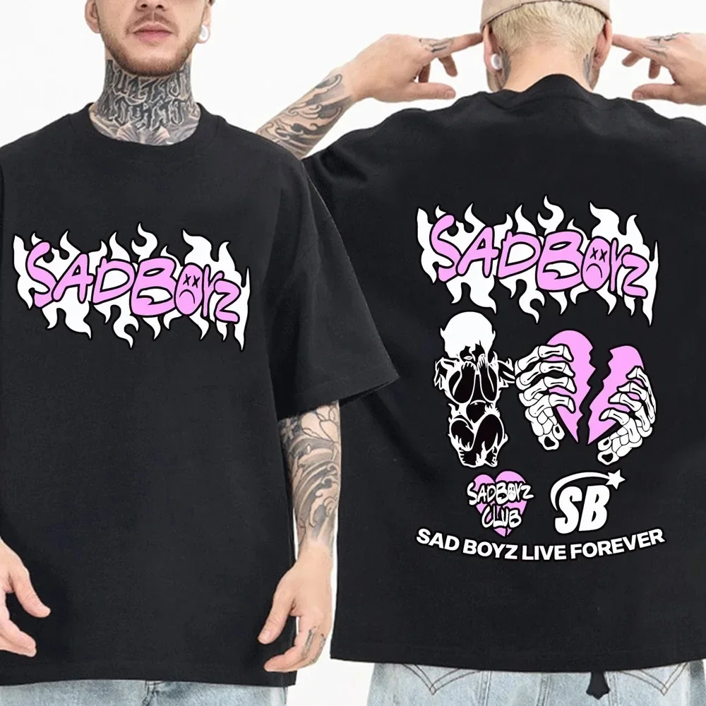 Футболки Junior H Sad Boyz унисекс в стиле Харадзюку, рубашки с короткими рукавами и круглым вырезом, подарок для фанатов
Футболки Junior H Sad Boyz унисекс в стиле Харадзюку, рубашки с короткими рукавами и круглым вырезом, подарок для фанатов