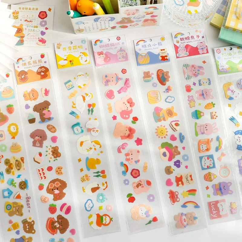 1 Sheet PVC Waterproof Sticker Colorful Cartoon Stickers for Scrapbooking Diary Card Making DIY Photo Album Sticker
1 Sheet PVC Waterproof Sticker Colorful Cartoon Stickers for Scrapbooking Diary Card Making DIY Photo Album Sticker