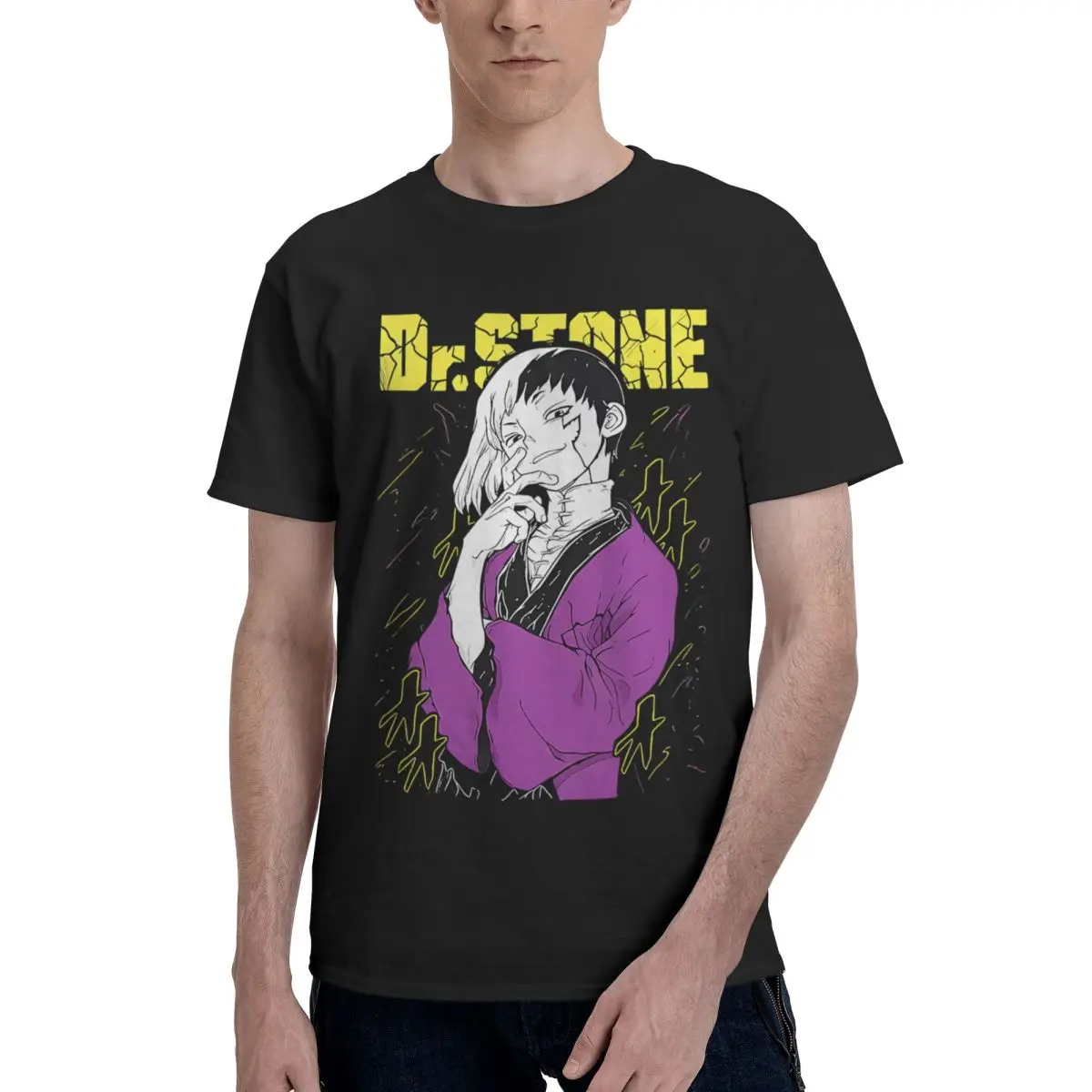 Dr.Stone Ryusui Senku Asagiri Seiyuu 100% Cotton Casual Breathable Confortable T Shirt Men's Clothing Deals Funny Gift
Dr.Stone Ryusui Senku Asagiri Seiyuu 100% Cotton Casual Breathable Confortable T Shirt Men's Clothing Deals Funny Gift