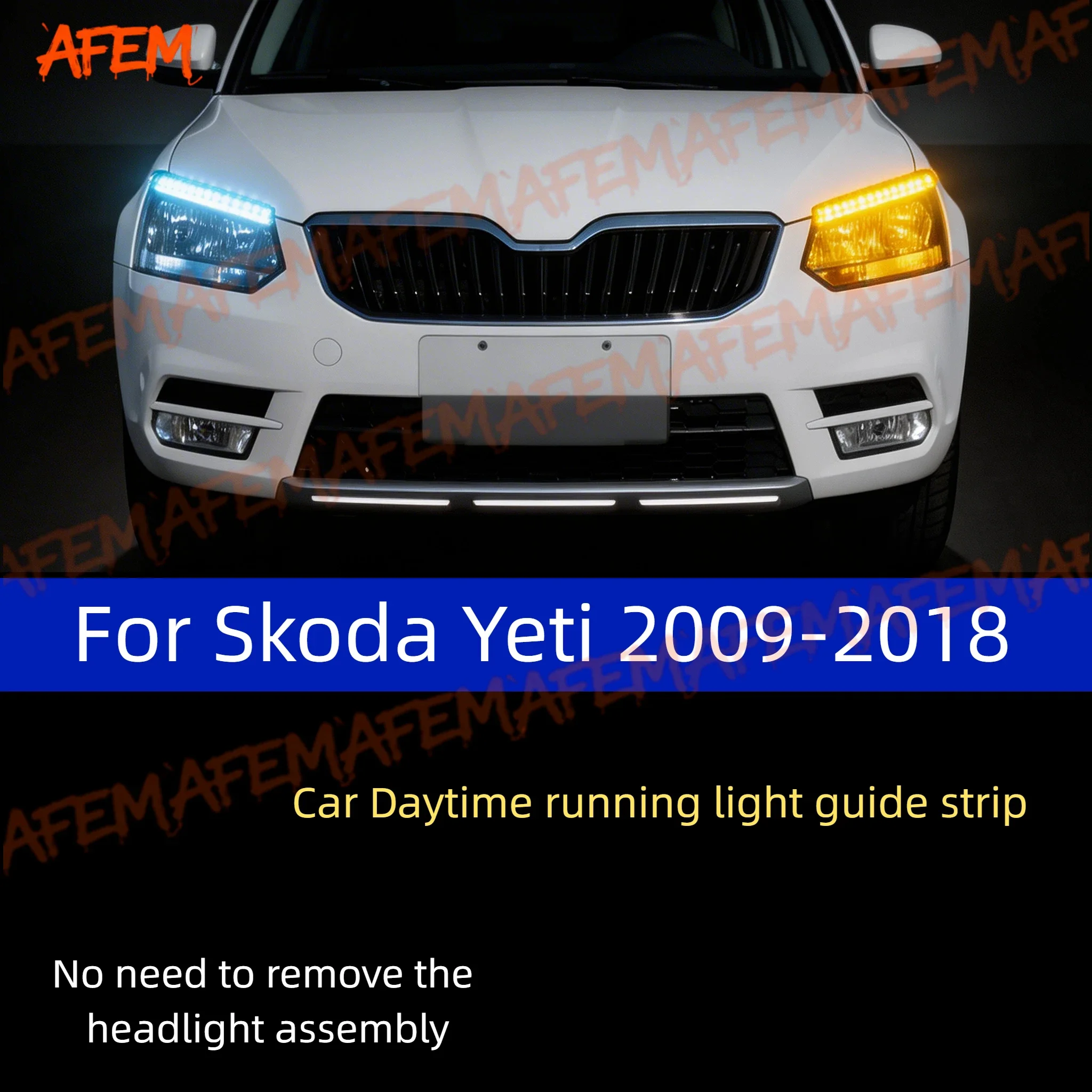 2Pcs For Skoda Yeti 2009-2018 12V Led Guide Strip Headlight For Car Daytime Running Lights Turn Signal DRL Car Modification
2Pcs For Skoda Yeti 2009-2018 12V Led Guide Strip Headlight For Car Daytime Running Lights Turn Signal DRL Car Modification