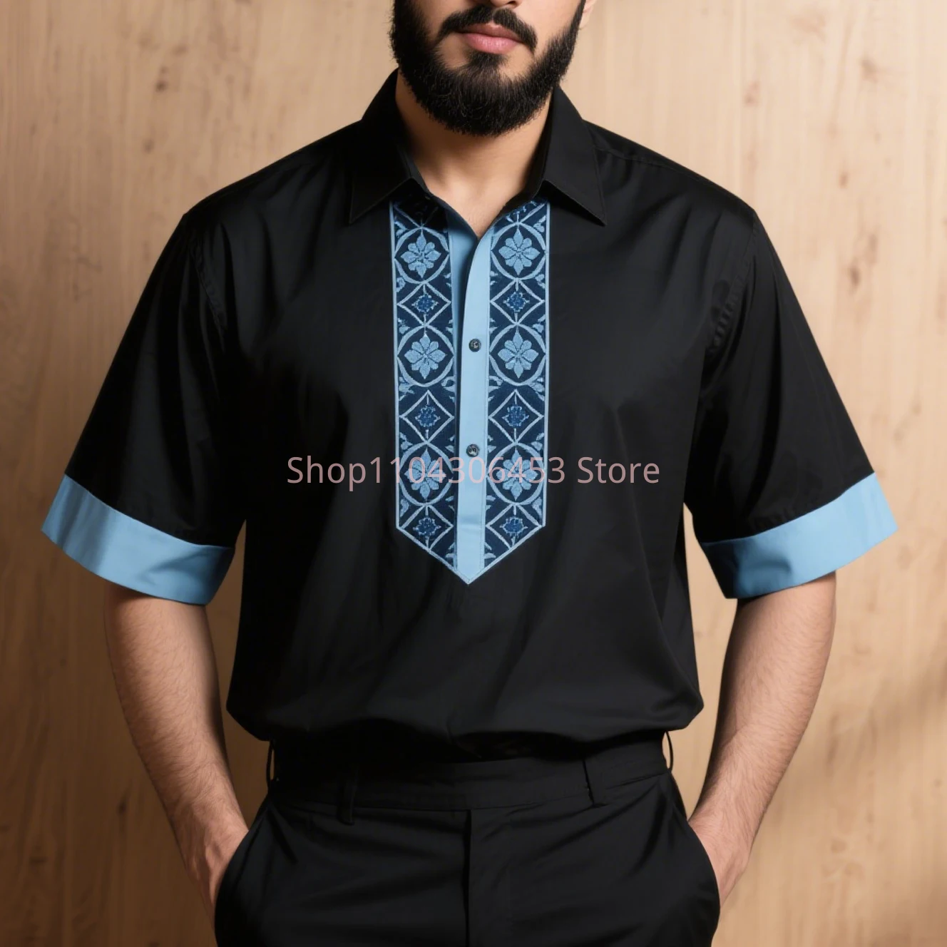 Men's Simple Retro Fashionable Pattern Plant 3D Printed Short-sleeved Lapel Shirt Thin Breathable Business Casual Outdoor Top
Men's Simple Retro Fashionable Pattern Plant 3D Printed Short-sleeved Lapel Shirt Thin Breathable Business Casual Outdoor Top