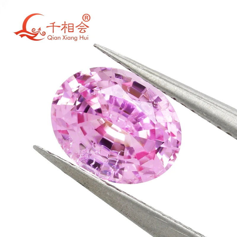 Thailand step cut Cherry Blossom Pink Oval Shape lab created Ruby Loose Gemstone with Minor Cracks Inclusions AGL for jewelry
Thailand step cut Cherry Blossom Pink Oval Shape lab created Ruby Loose Gemstone with Minor Cracks Inclusions AGL for jewelry