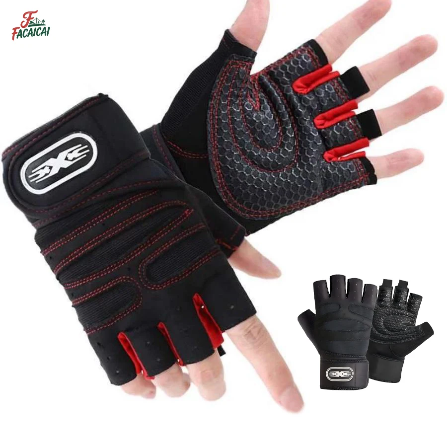 Ventilated Weight Lifting Gym Workout Gloves with Wrist Wrap Support for Men & Women,Full Palm Protection,for Weightlifting
Ventilated Weight Lifting Gym Workout Gloves with Wrist Wrap Support for Men & Women,Full Palm Protection,for Weightlifting