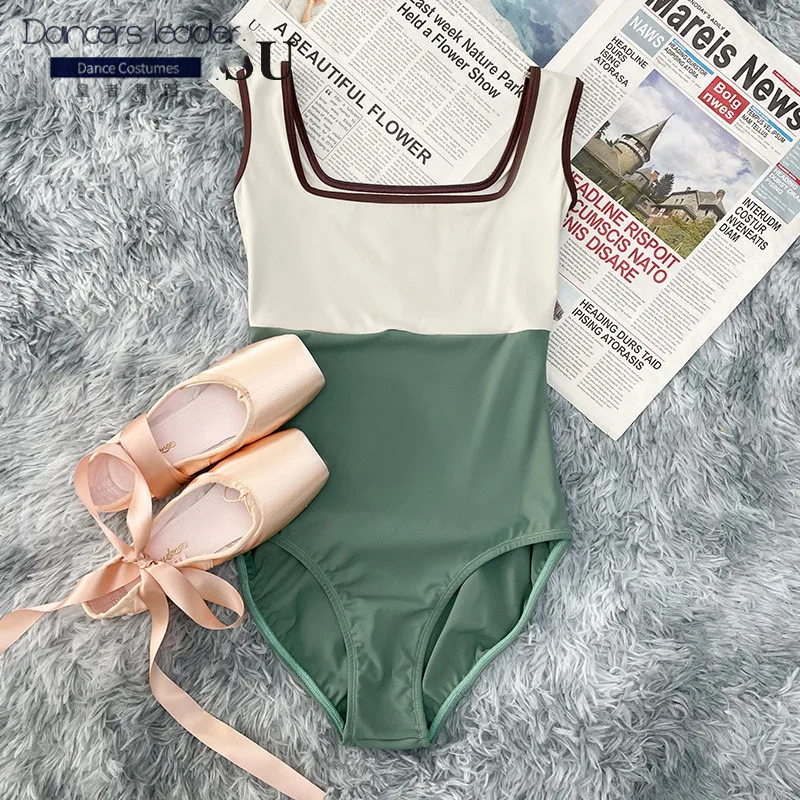 Ballet Leotard for Women's Training Suit Square Neck Dance Suit Adult Gymnastics Leotad Ballet Actress Performance Suit
Ballet Leotard for Women's Training Suit Square Neck Dance Suit Adult Gymnastics Leotad Ballet Actress Performance Suit