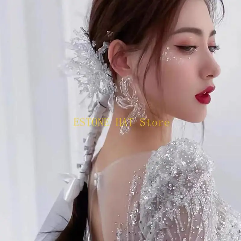 49MF Crystal цветочный головной убор ручной головной убор ручной работы элегантный головной убор
49MF Crystal цветочный головной убор ручной головной убор ручной работы элегантный головной убор