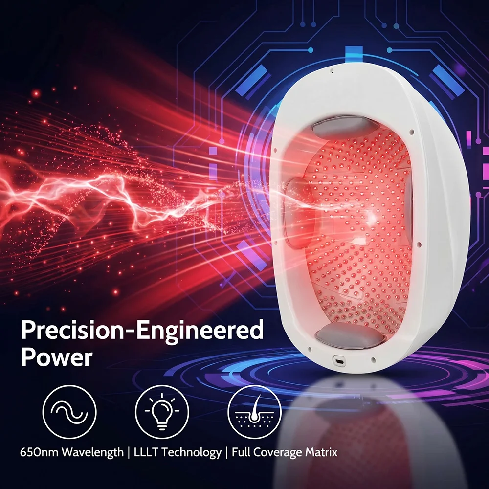GOVW 448 PCS Laser Diodes Complete Scalp Coverage Hair Growth Helmet 650nm Red Light Therapy Cap for Alopecia Areata Regrowth
GOVW 448 PCS Laser Diodes Complete Scalp Coverage Hair Growth Helmet 650nm Red Light Therapy Cap for Alopecia Areata Regrowth