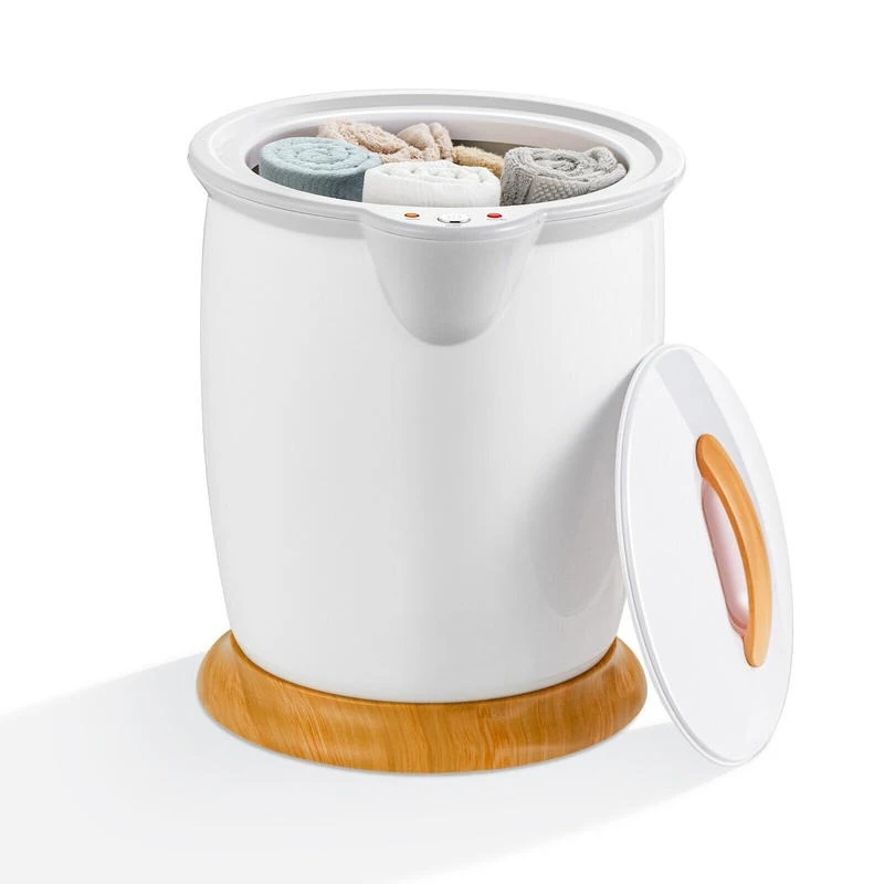 Bathroom Towel Warmer Bucket with Fragrance Holder and Auto Shut-White
Bathroom Towel Warmer Bucket with Fragrance Holder and Auto Shut-White