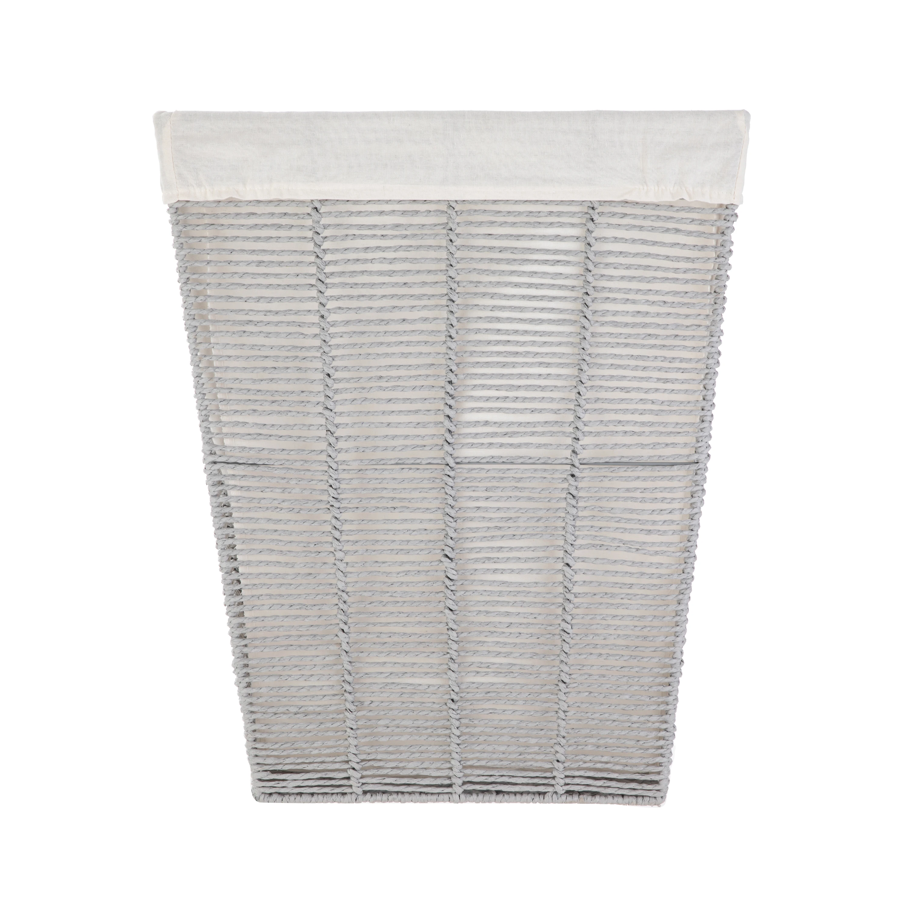 Gray Paper Rope Laundry Basket with Removable Liner, Adult Size
Gray Paper Rope Laundry Basket with Removable Liner, Adult Size
