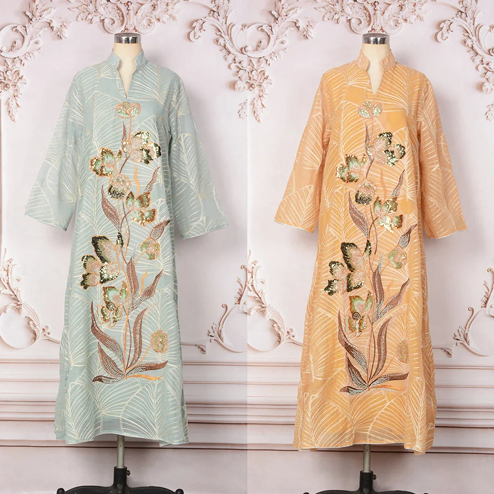 Mt503 Embroidered Loose Dress Fashionable Elegant Long Dress For Banquets And Parties Abaya Ramadan Dubai Luxury Islam Elegant
Mt503 Embroidered Loose Dress Fashionable Elegant Long Dress For Banquets And Parties Abaya Ramadan Dubai Luxury Islam Elegant