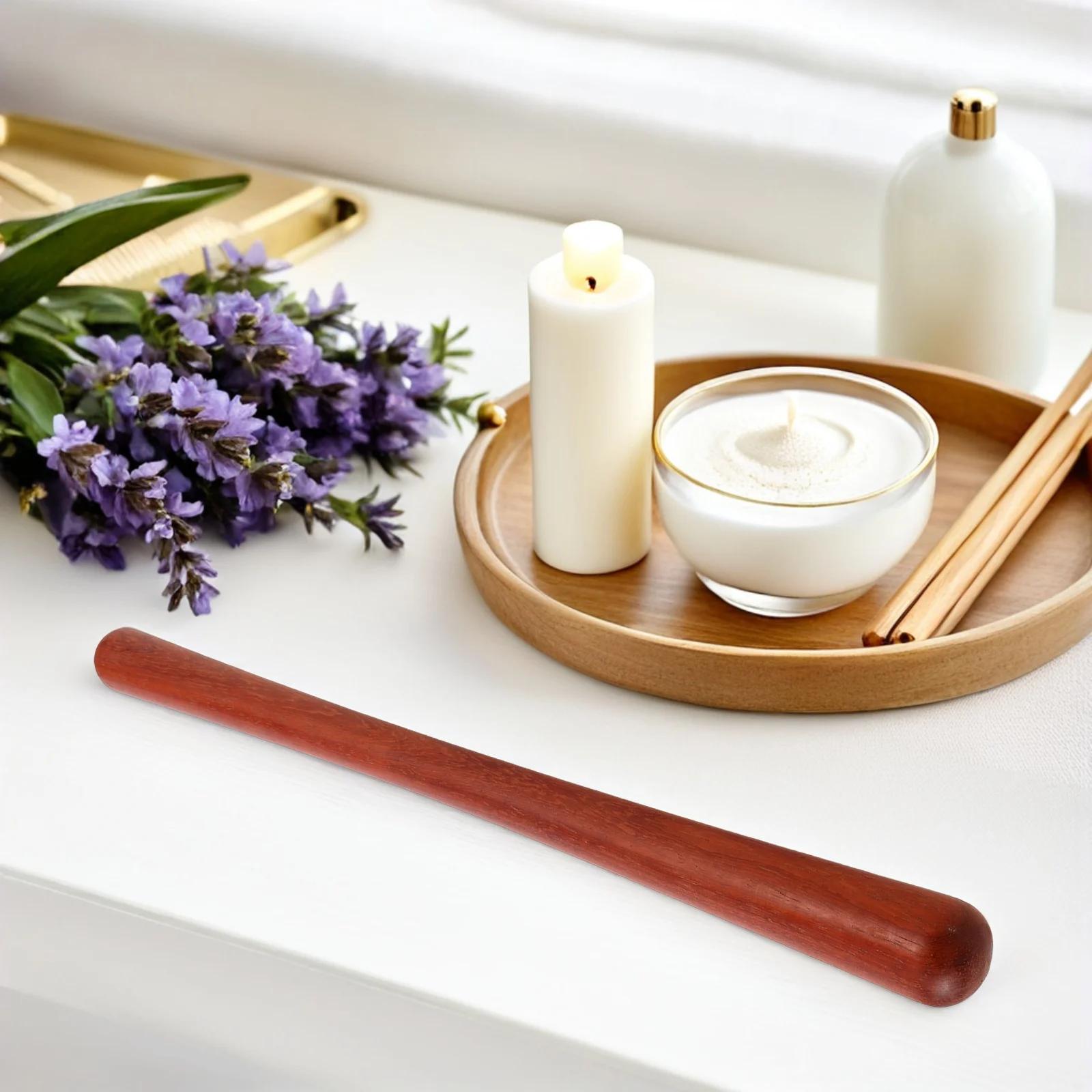 Wood Guasha Massage Stick Deep Tissue Back Massager Meridians Muscle Relief Roller Red Rosewood Handheld Muscle Tapping Tool
Wood Guasha Massage Stick Deep Tissue Back Massager Meridians Muscle Relief Roller Red Rosewood Handheld Muscle Tapping Tool