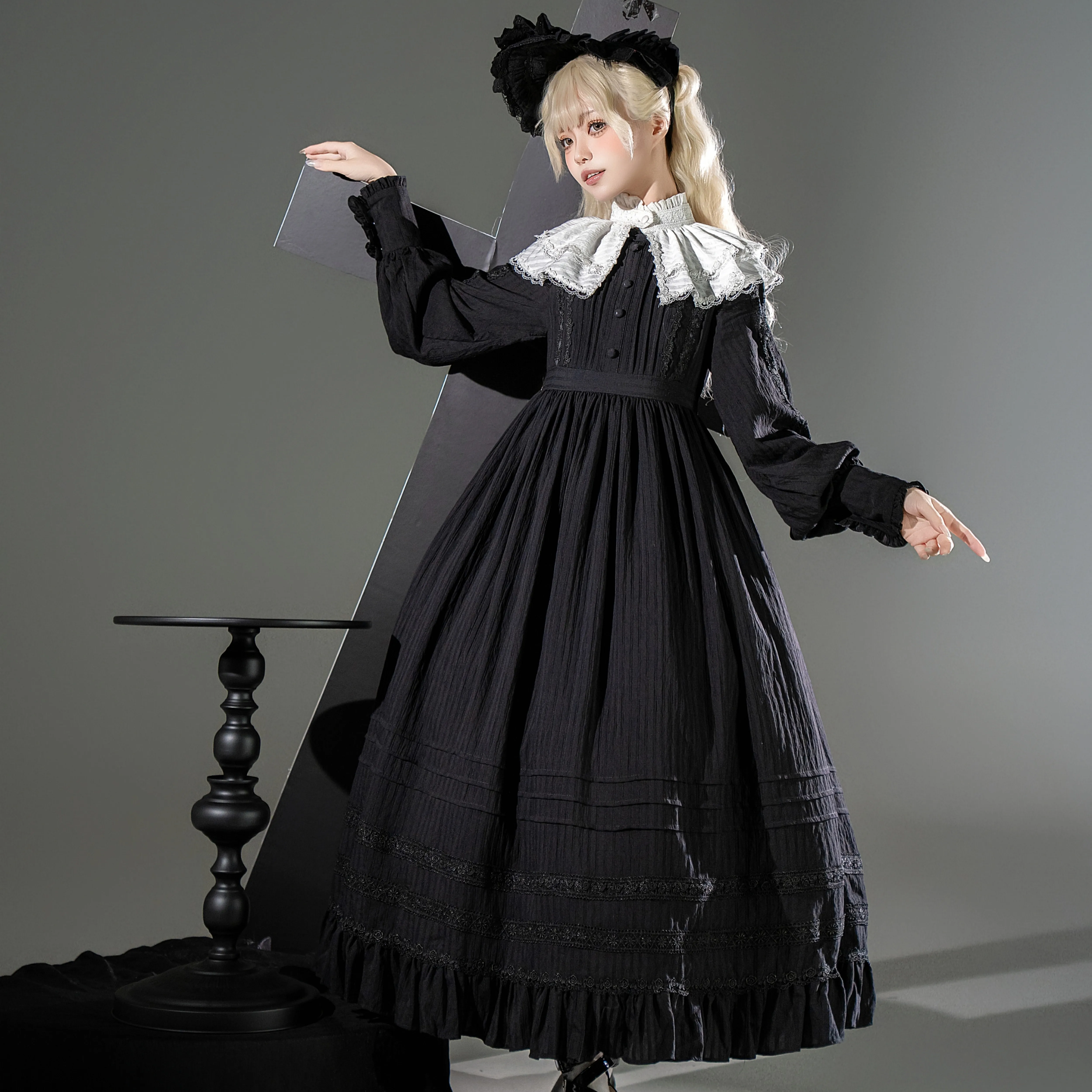 - A Quiet Place - Nun Style Gothic Lolita OP Dress Sale price by Sanshanjiu PRE ORDER / 20 days
- A Quiet Place - Nun Style Gothic Lolita OP Dress Sale price by Sanshanjiu PRE ORDER / 20 days