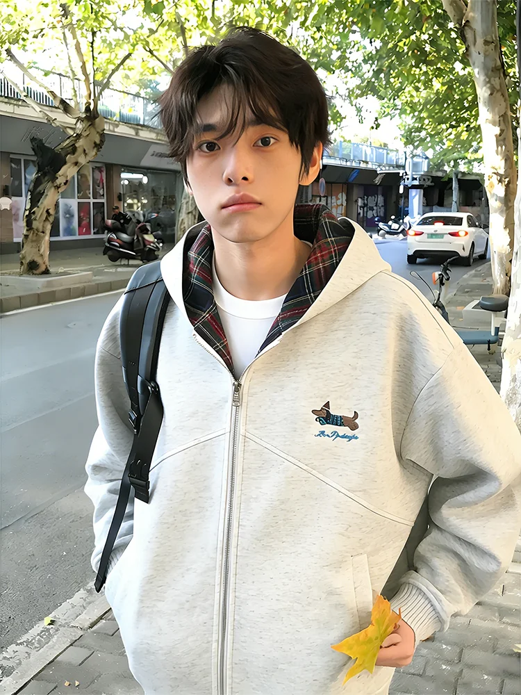 Ele Embroidered Dog Hoodie Open Cardigan Sweatirt Loose Fit Casual Sle Spring Early Men's Faion American Teenager L...
Ele Embroidered Dog Hoodie Open Cardigan Sweatirt Loose Fit Casual Sle Spring Early Men's Faion American Teenager L...